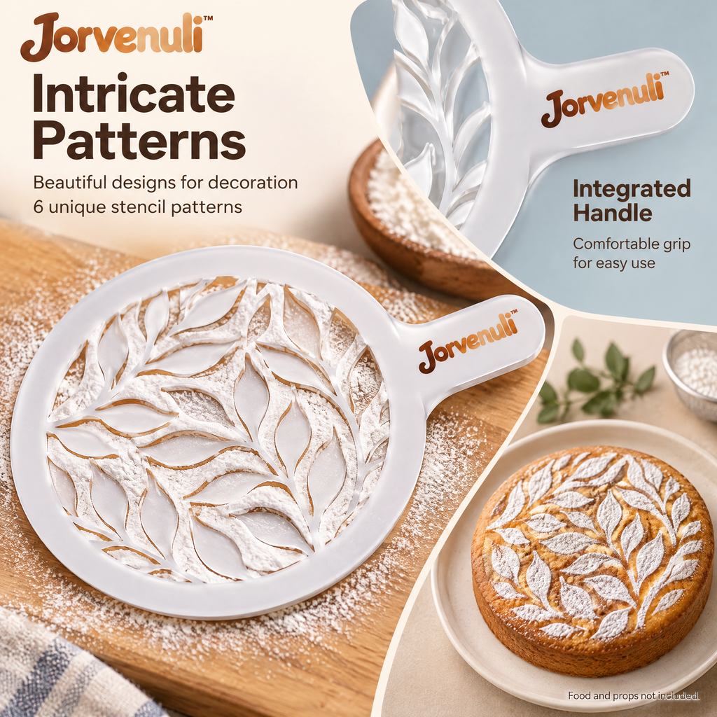 Jorvenuli™ Artistic Cake Stencil Set