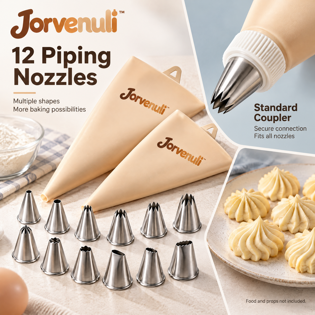 Jorvenuli™ Precision Piping Nozzle Set