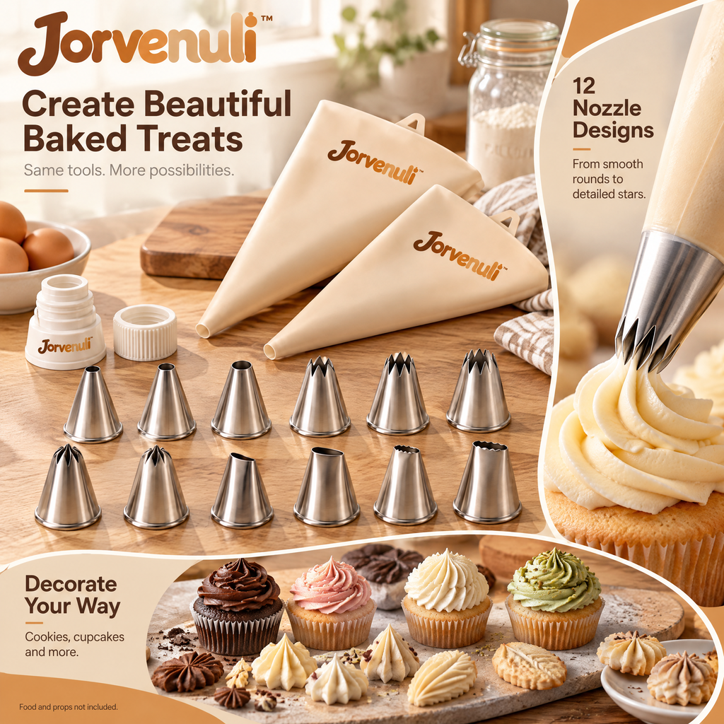 Jorvenuli™ Precision Piping Nozzle Set