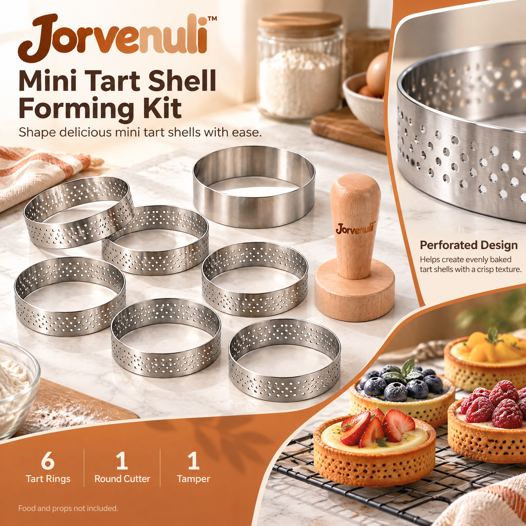 Jorvenuli™ Mini Tart Shell Forming Kit