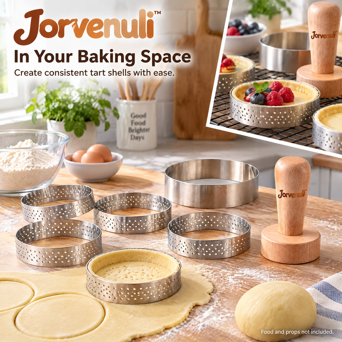 Jorvenuli™ Mini Tart Shell Forming Kit