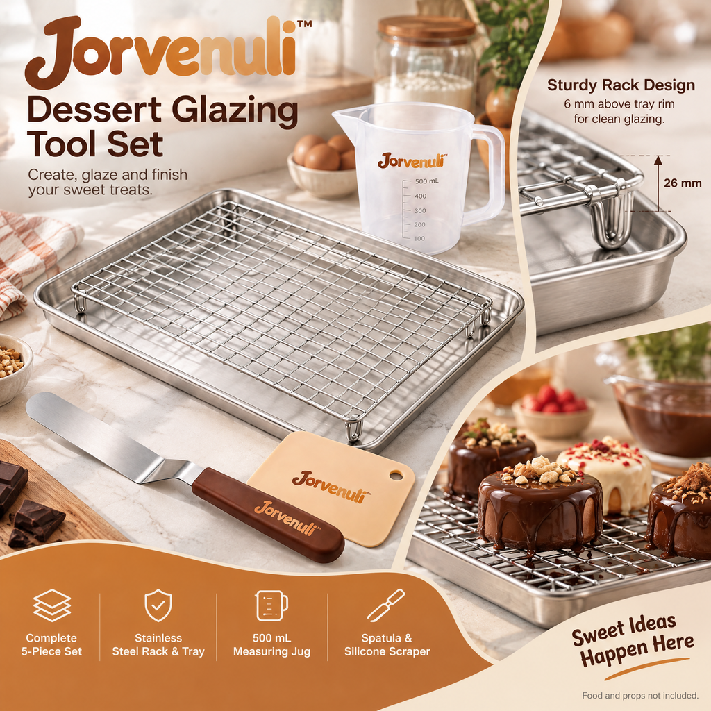 Jorvenuli™ Dessert Glazing Tool Set