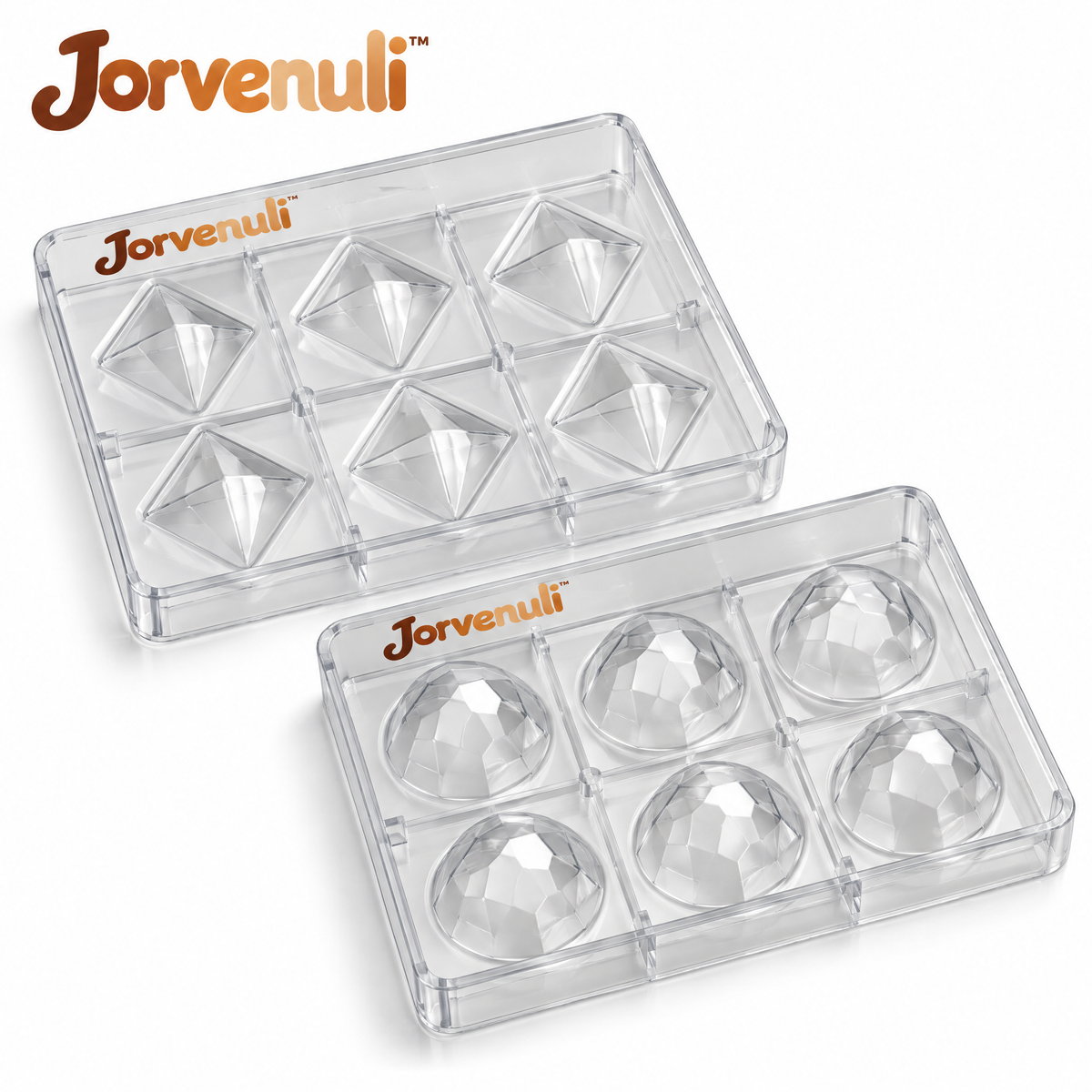 Jorvenuli™ 3D Geometric Chocolate Molds
