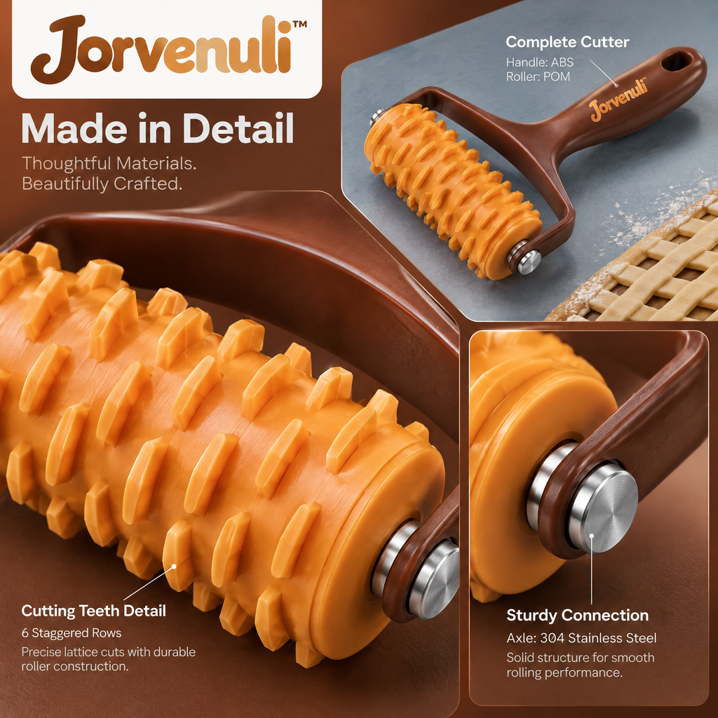 Jorvenuli™ Decorative Pastry Lattice Cutter
