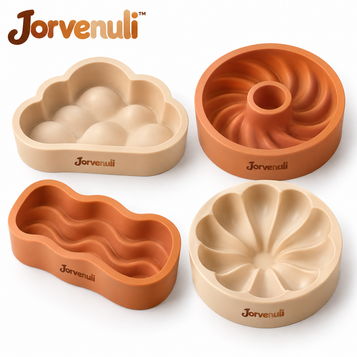 Jorvenuli™ Sculptural Mousse Cake Molds
