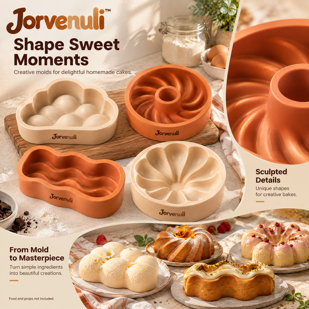 Jorvenuli™ Sculptural Mousse Cake Molds