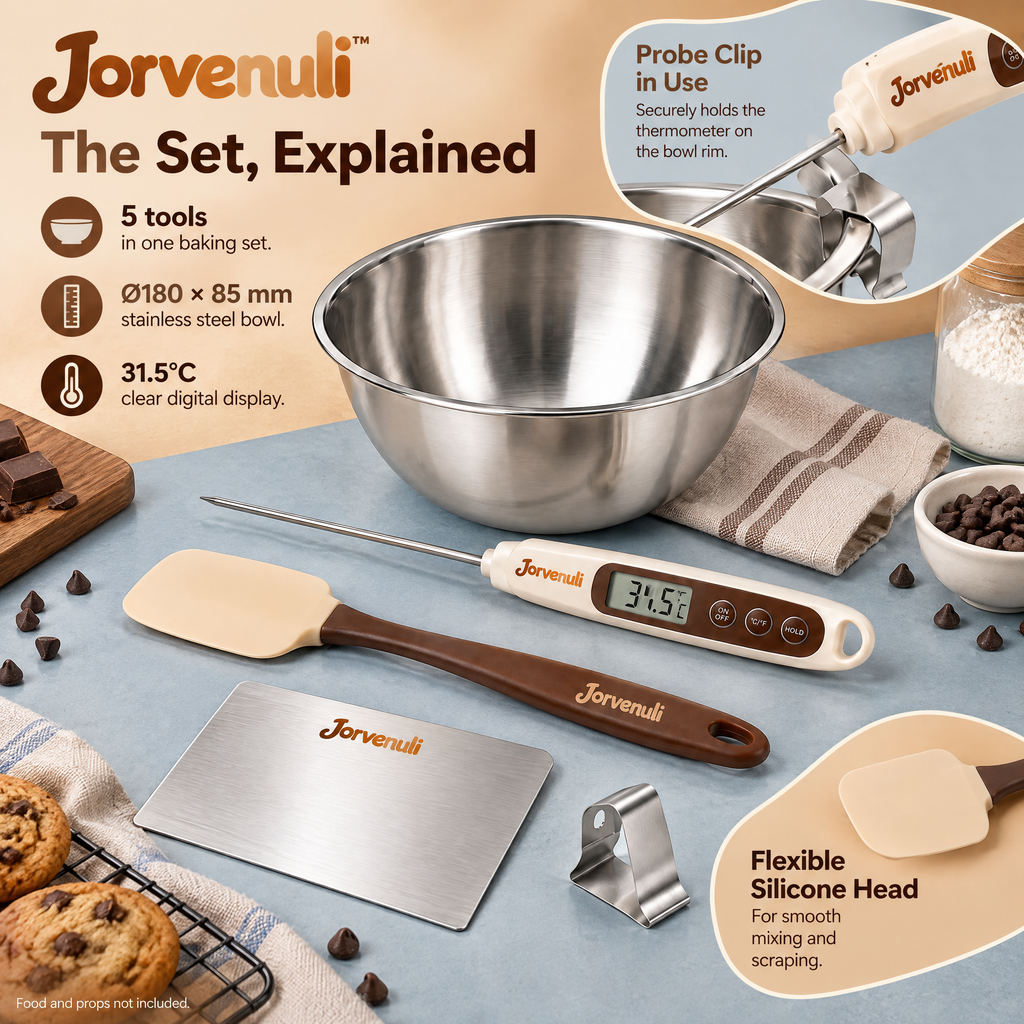 Jorvenuli™ Chocolate Tempering Tool Set